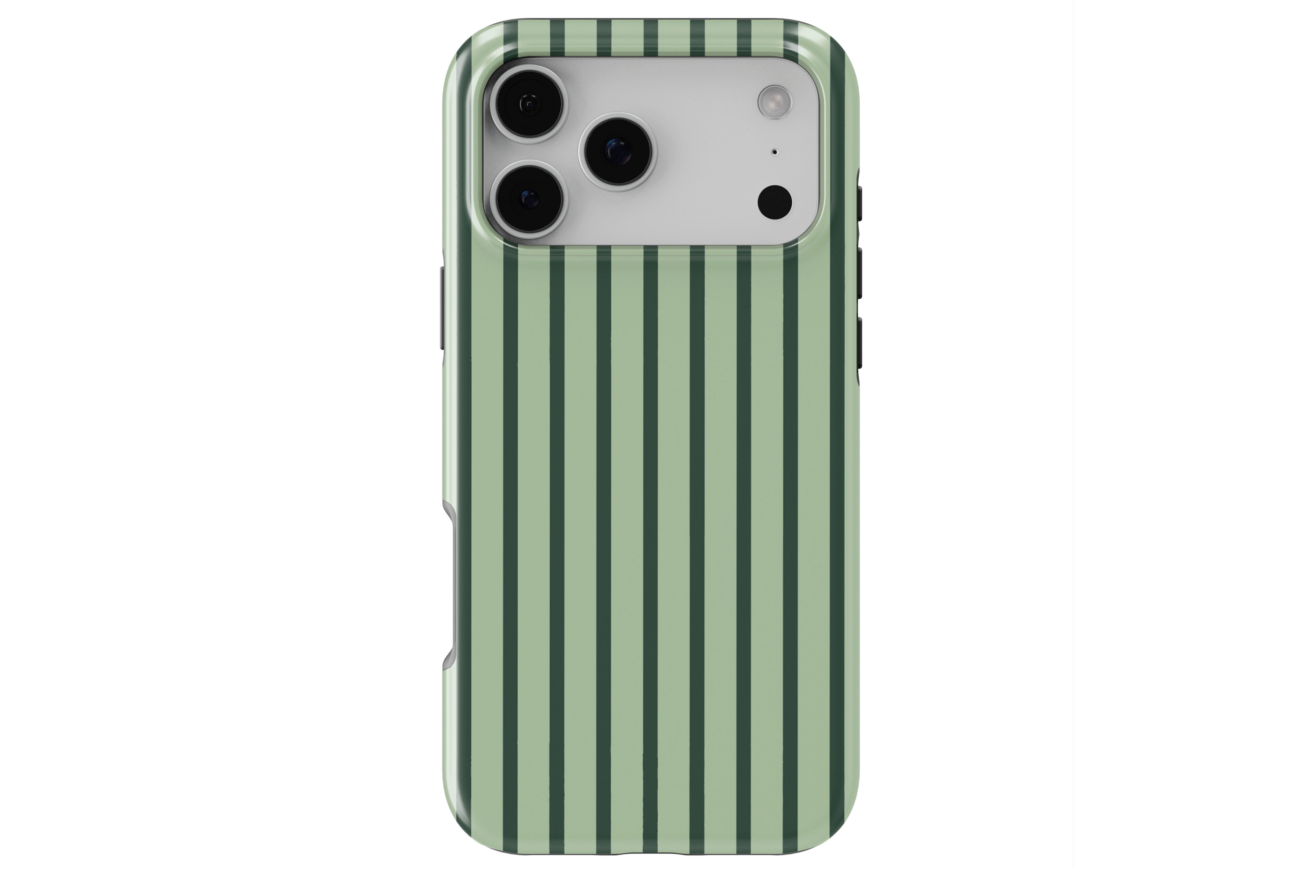 Stripes Green magnetic tough case for iPhone