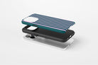 Side view of Stripes (Ivy) case showing an example of tough case