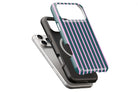 Stripes (Ivy) magnetic case showing built-in magnetic ring compatible with MagSafe charging