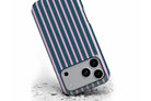 Front view of Stripes (Ivy) magnetic tough case showing stripe print design