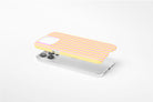 Side view of Stripes (Lemonade) case showing an example of slim case