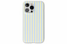 Front view of Stripes (Riviera) case showing stripe print design