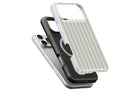 Stripes (Riviera) magnetic case showing built-in magnetic ring compatible with MagSafe charging
