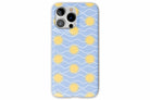 Front view of Sunstroke case showing sun print design