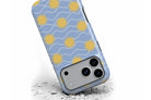 Front view of Sunstroke magnetic tough case showing sun print design