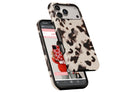 Side view of Vanilla Shell MagTough phone case showing button cut-outs