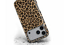Front view of Wild Side magnetic tough case showing leopard print design