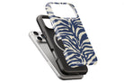 Zebra Print magnetic case showing built-in magnetic ring compatible with MagSafe charging
