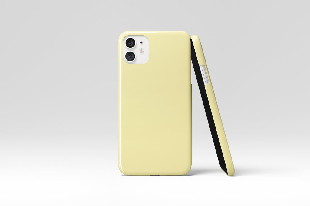 Pastel Yellow Mobile Phone Cases - Casetful