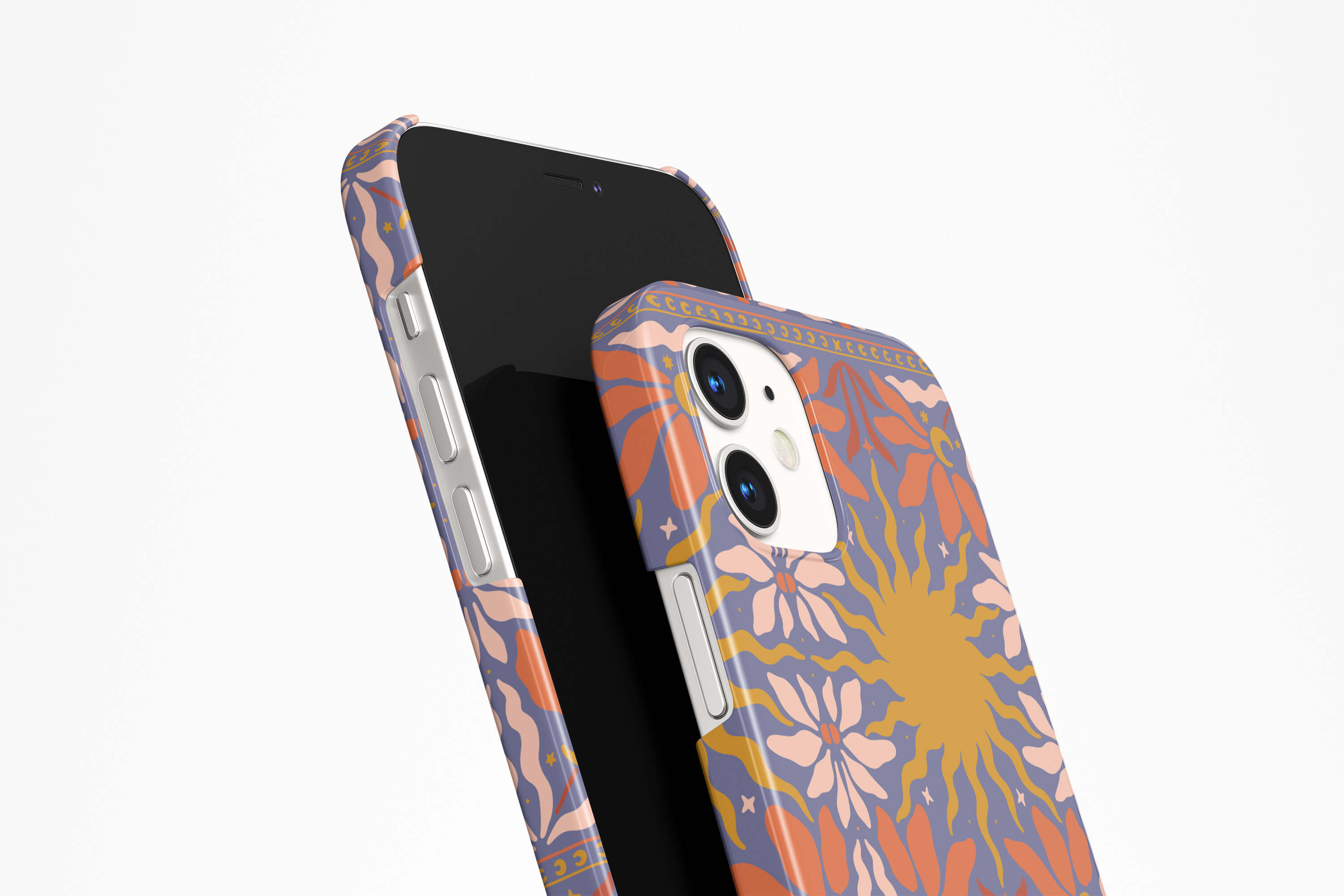 Boho Sun Phone Case Bohemian Sun Print iPhone Case Casetful