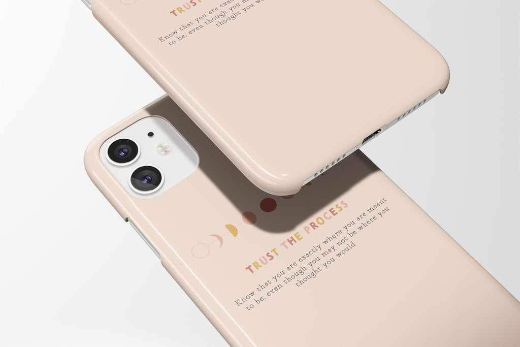 Trust The Process Mobile Phone Cases - Casetful