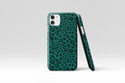 Painted Dots (Storm Green) Mobile Phone Cases - Casetful