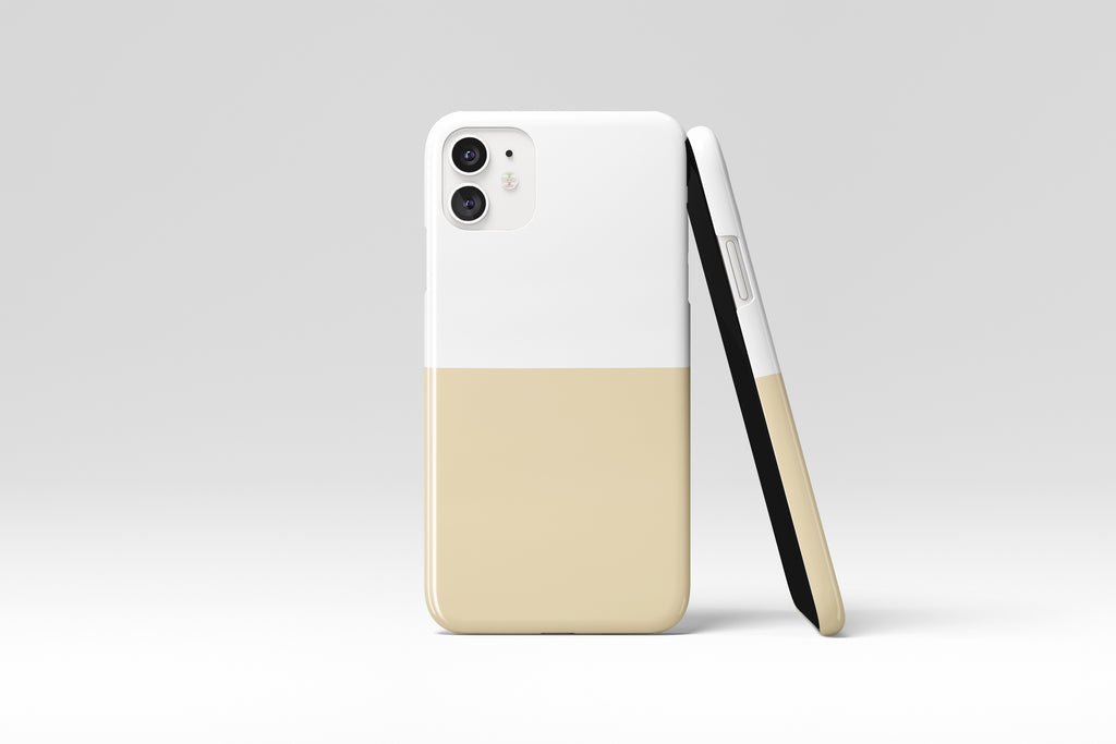 Cream x White Mobile Phone Cases - Casetful