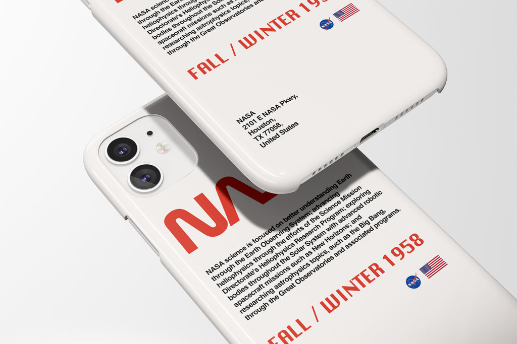 NASA Off White Mobile Phone Cases - Casetful