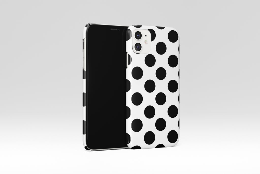 Polka Dot (White) Mobile Phone Cases - Casetful