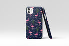 Navy Flamingo Mobile Phone Cases - Casetful