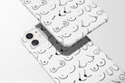Doodle Boobs (White) Mobile Phone Cases - Casetful