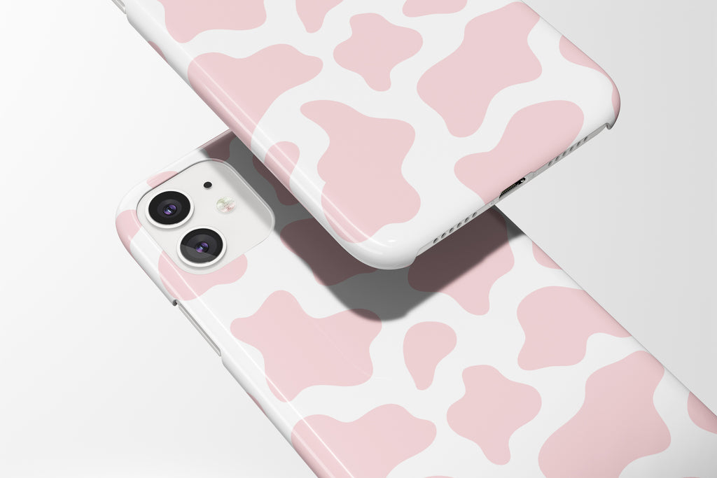 Cow (Pink) Mobile Phone Cases - Casetful