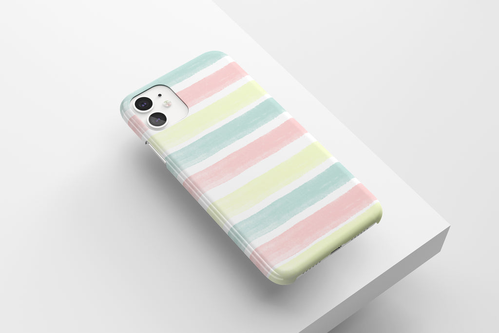 Watercolour Stripes Mobile Phone Cases - Casetful