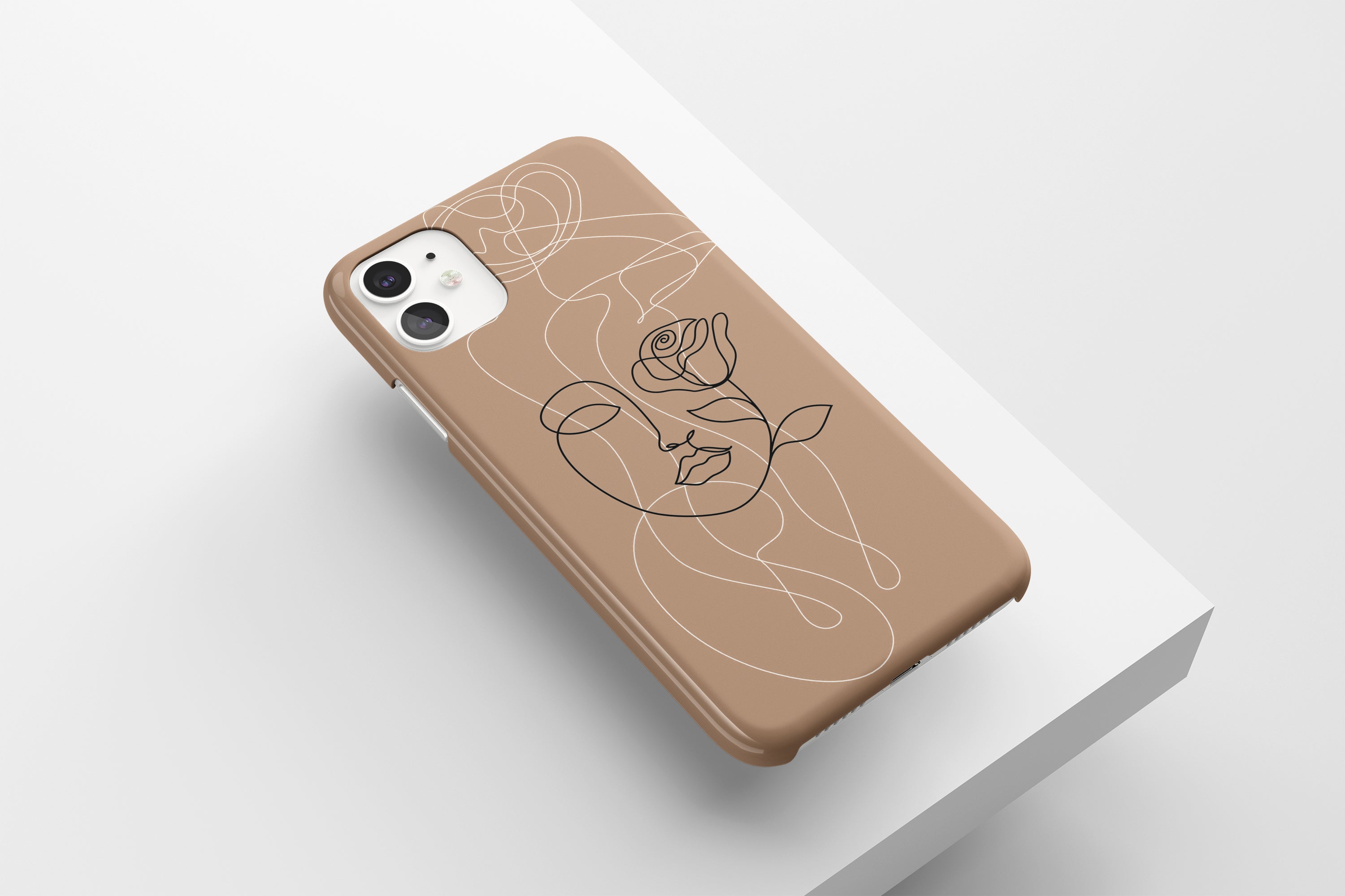 Line Art Mobile Phone Cases - Casetful