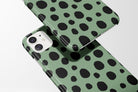 Spots (Sage Green) Mobile Phone Cases - Casetful