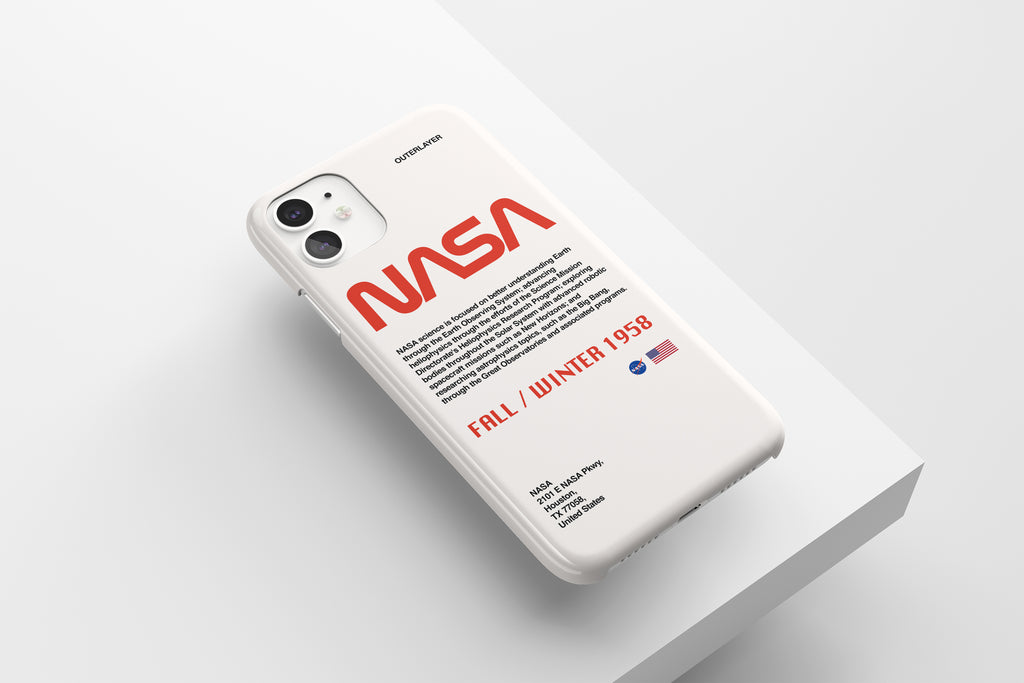 NASA Off White Mobile Phone Cases - Casetful
