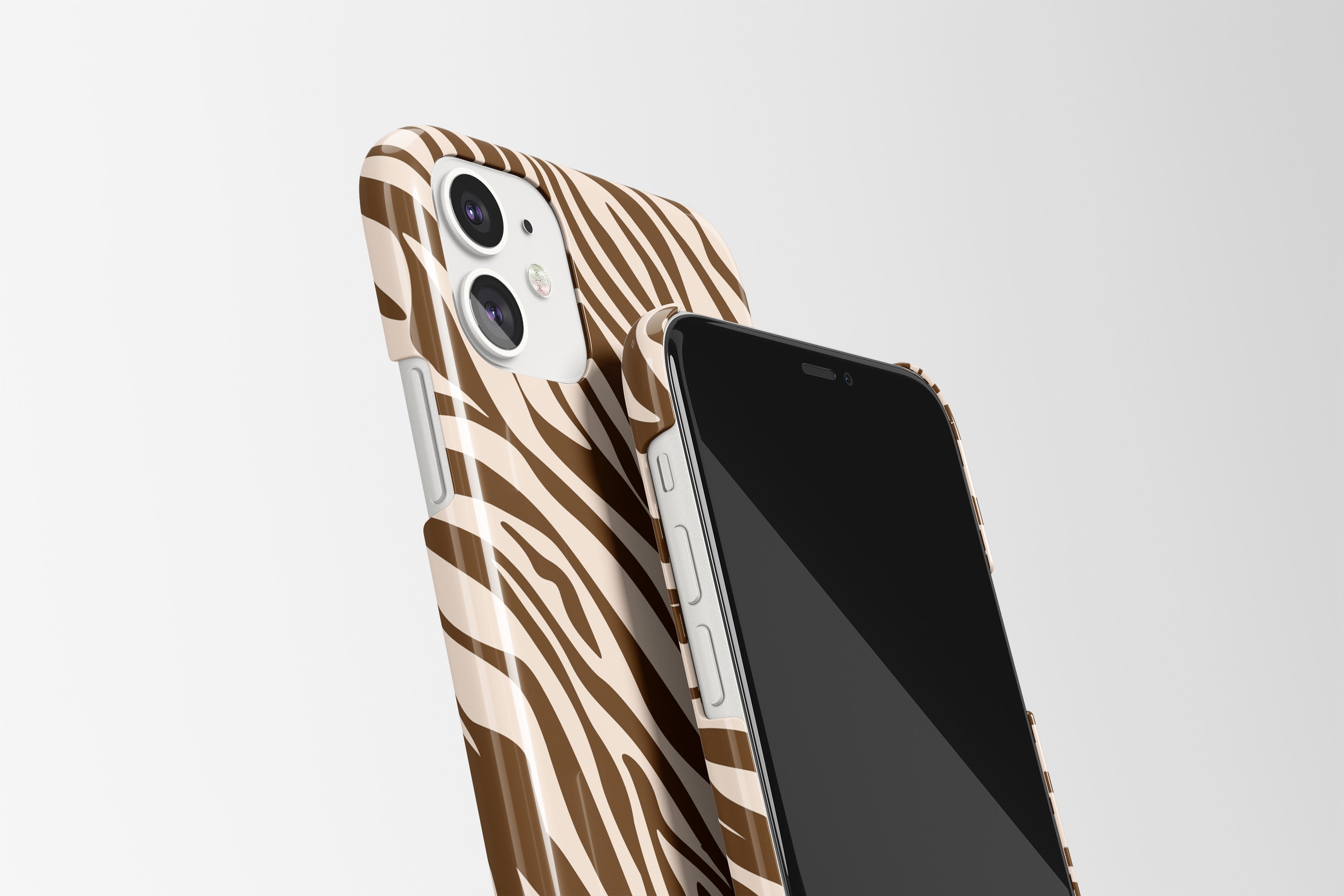 Nude Zebra Mobile Phone Cases - Casetful