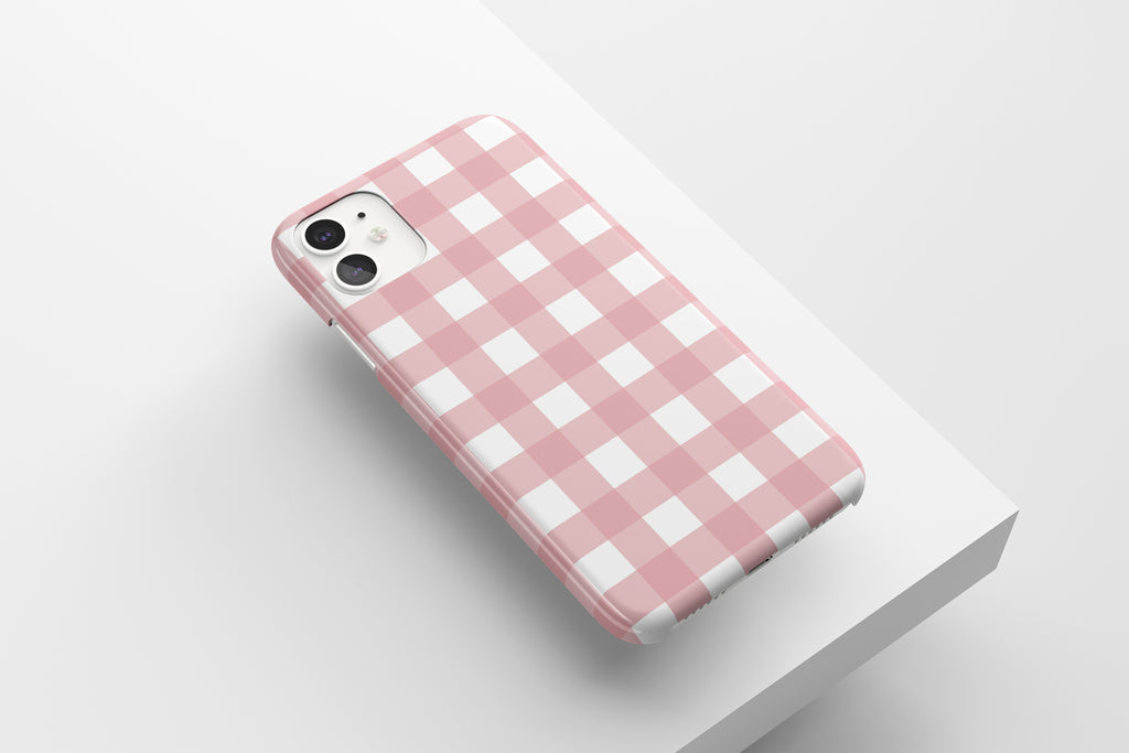 Pink Plaid Mobile Phone Cases - Casetful