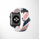 Pink Stripes Apple Watch Strap Apple Watch Straps - Casetful