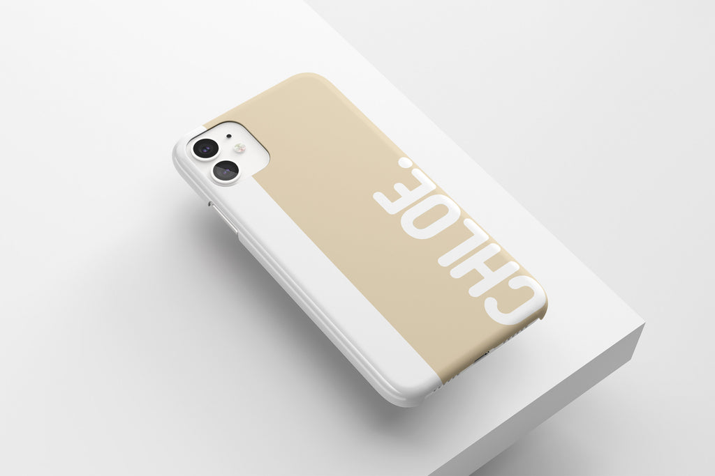 Name Case (Nude) Mobile Phone Cases - Casetful