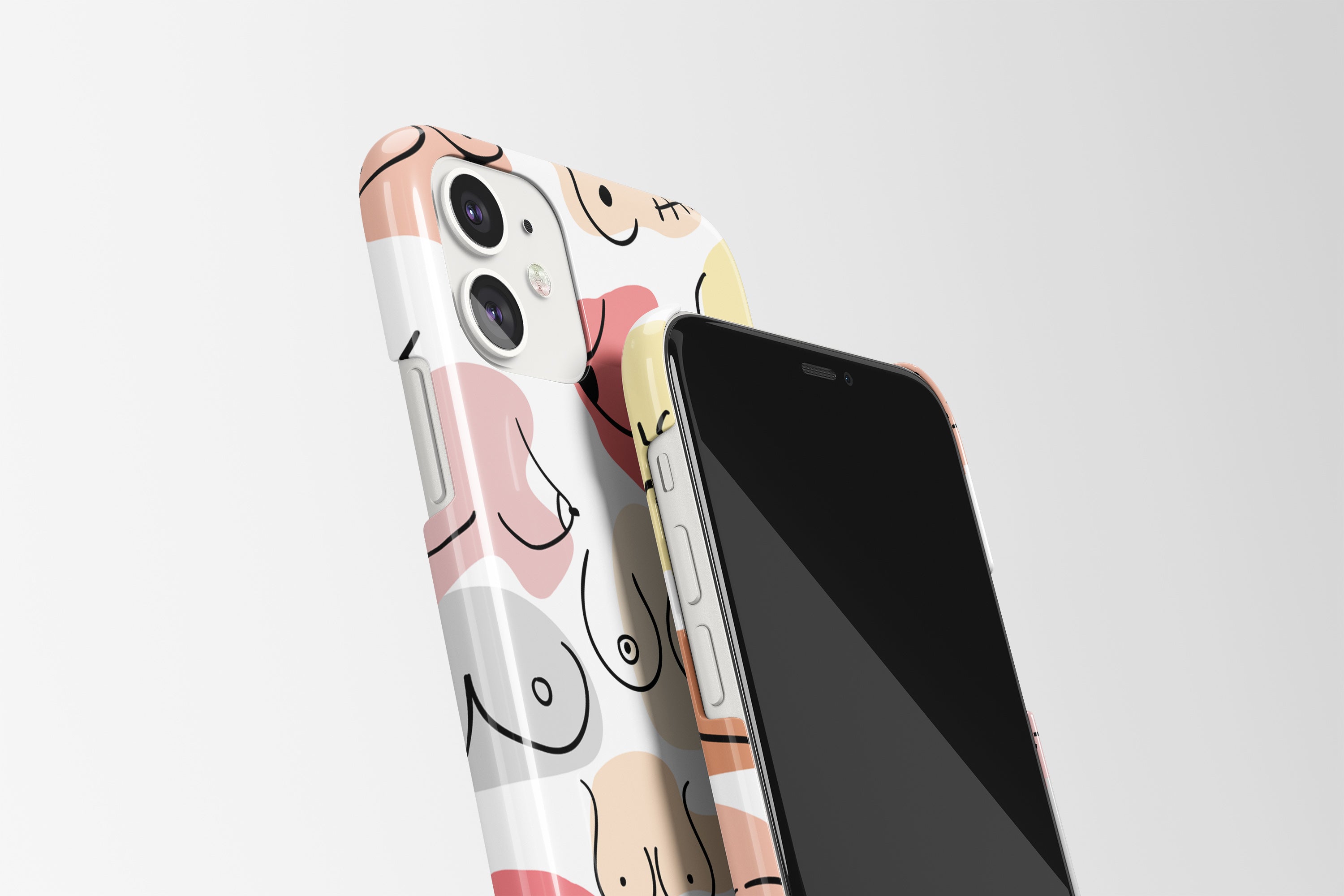 Rainbow Boobs Mobile Phone Cases - Casetful