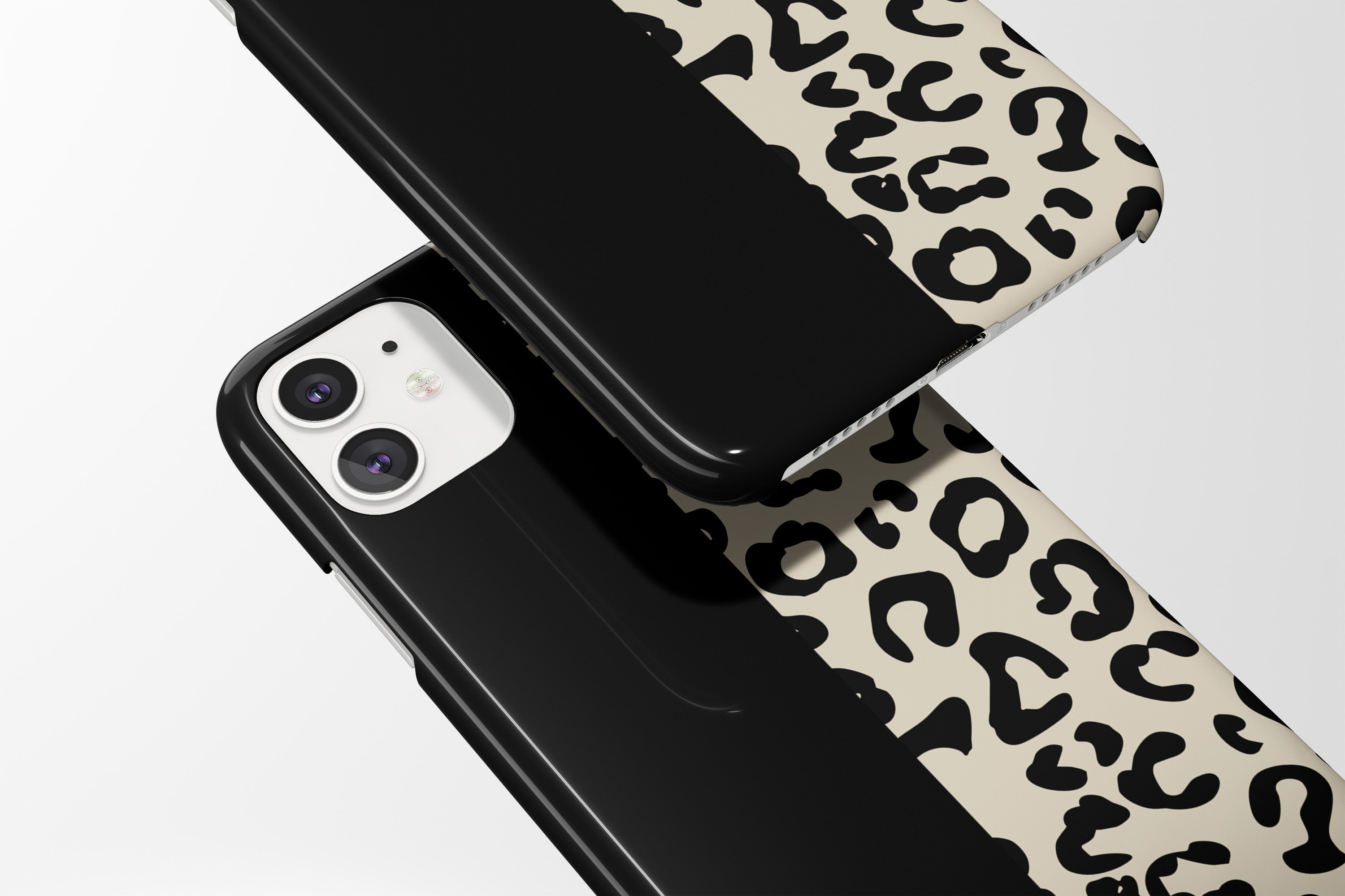 Half Leopard Mobile Phone Cases - Casetful