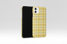 Tartan (Mustard) Mobile Phone Cases - Casetful