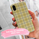 Tartan (Yellow) Apple Watch Strap Apple Watch Straps - Casetful