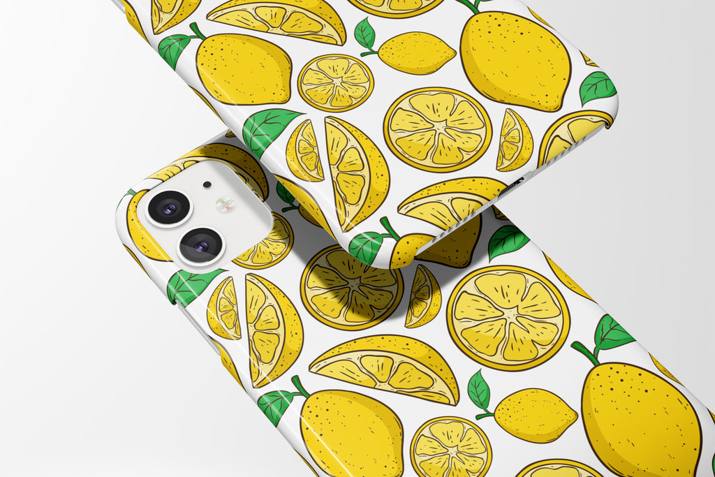 Lemon Print Mobile Phone Cases - Casetful