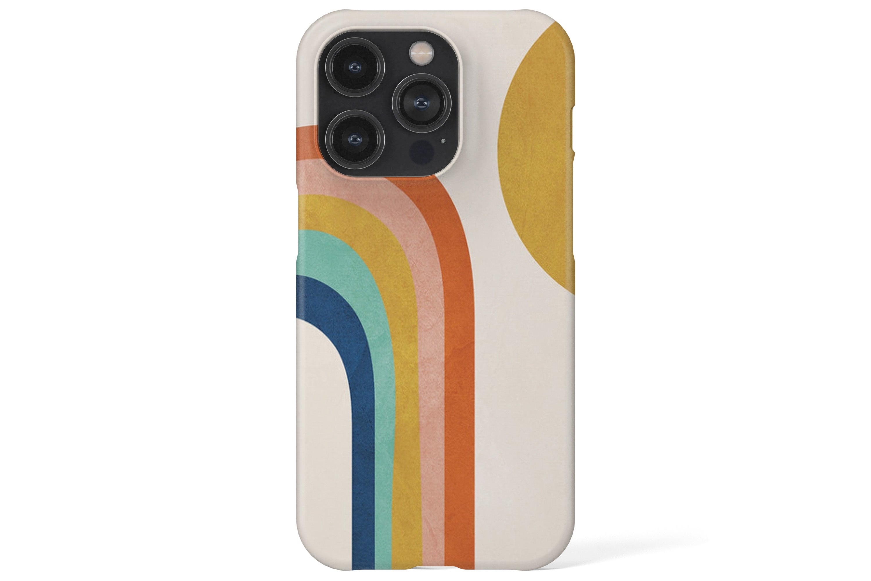 Rainbow Sun Phone Case Boho iPhone Case Casetful