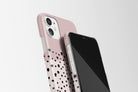 Drawn Dots (Pastel Pink) Mobile Phone Cases - Casetful
