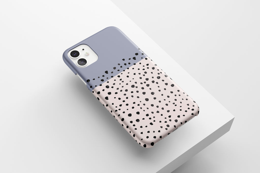 Drawn Dots (Pastel Blue) Mobile Phone Cases - Casetful