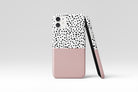 Geo Dots (Pastel Pink) Mobile Phone Cases - Casetful