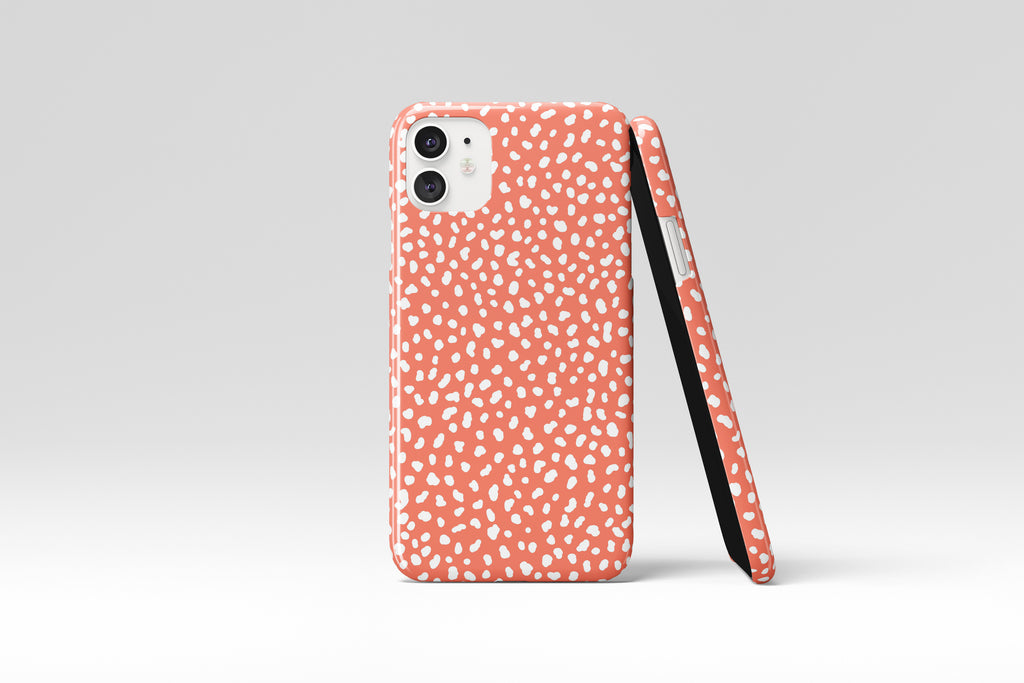 Dotty (Coral) Mobile Phone Cases - Casetful