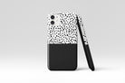 Geo Dots (Black) Mobile Phone Cases - Casetful