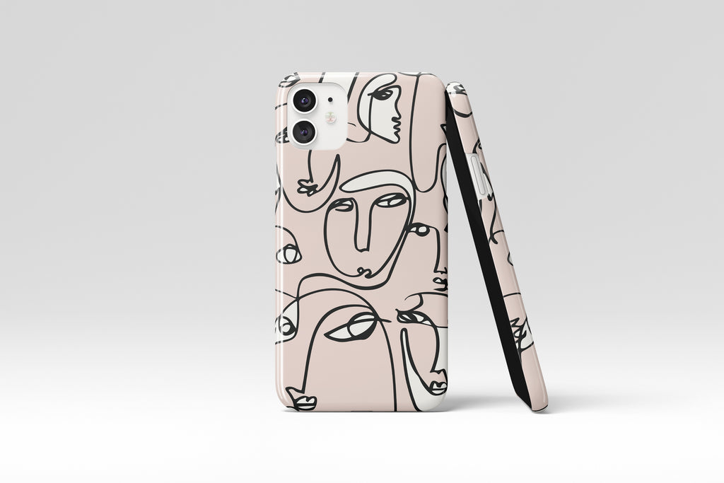 Abstract Faces Mobile Phone Cases - Casetful