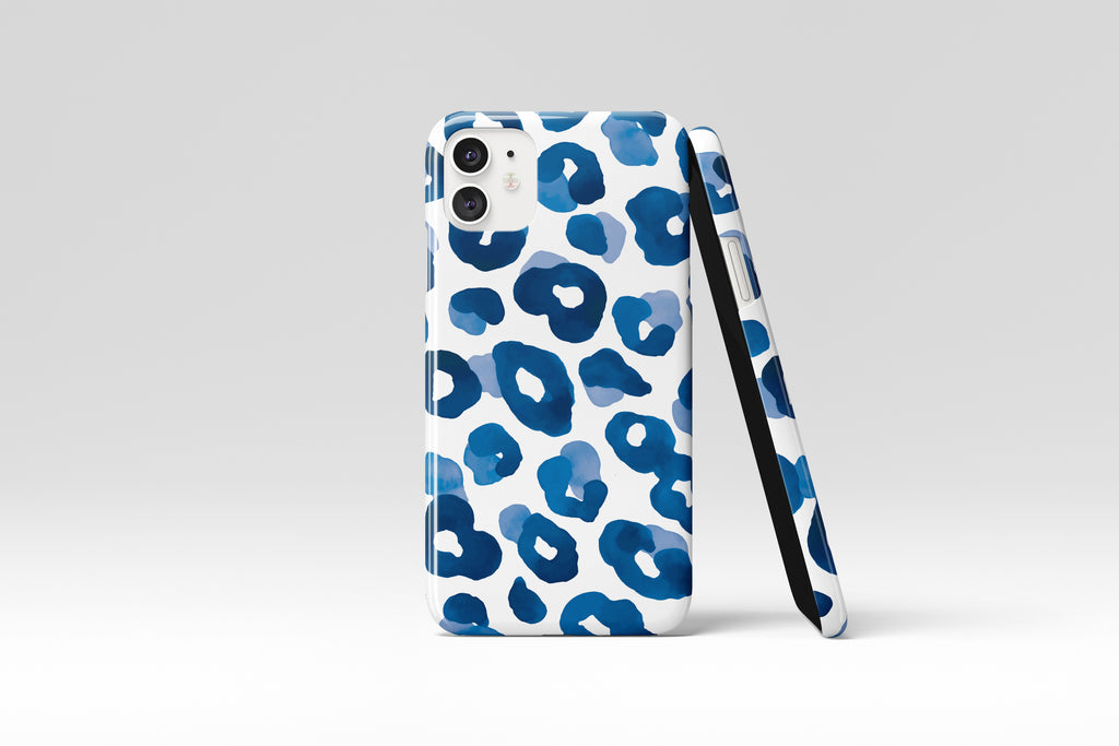 Leopard (Blue) Mobile Phone Cases - Casetful