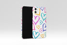 Painted Hearts Mobile Phone Cases - Casetful