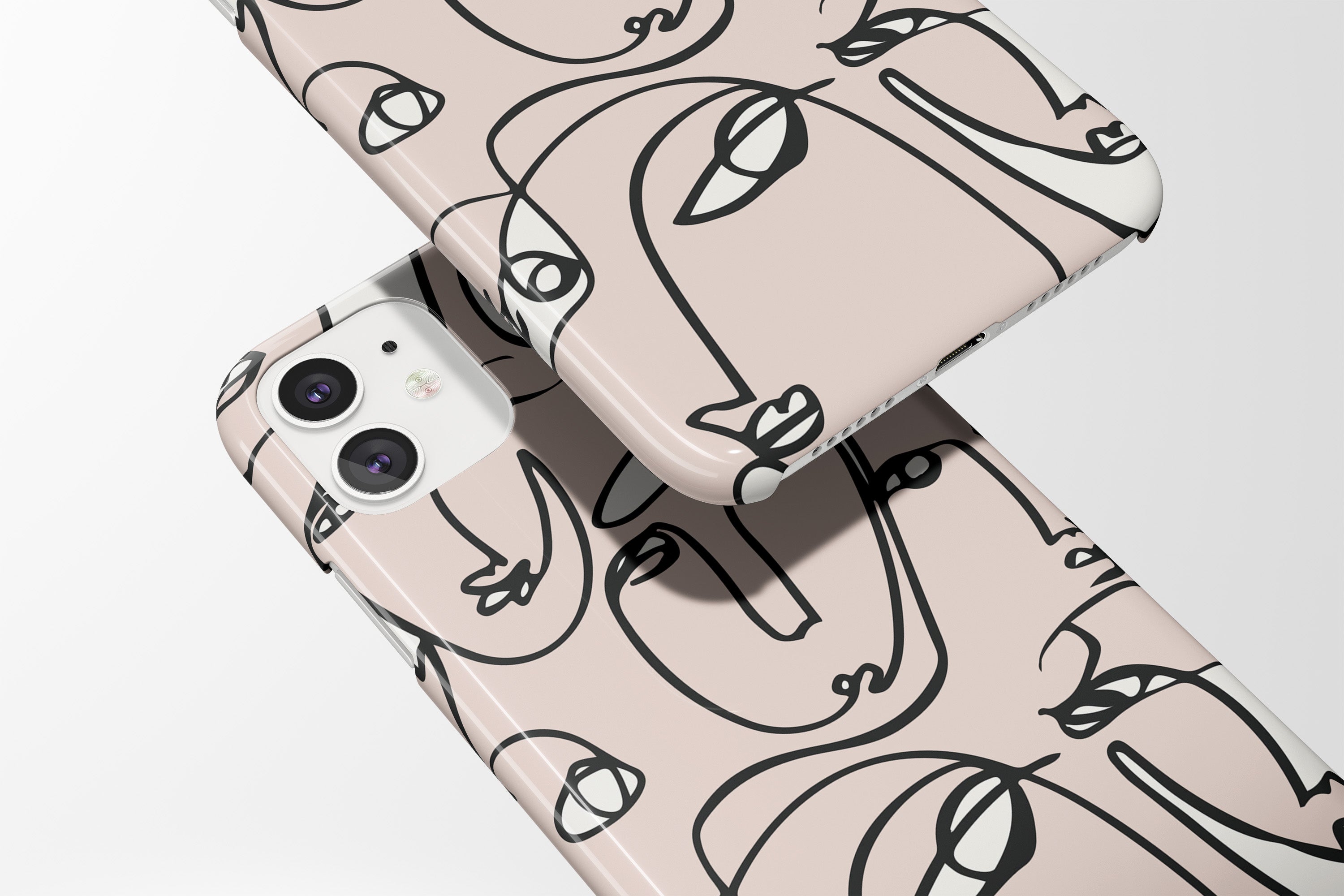Abstract Faces Mobile Phone Cases - Casetful