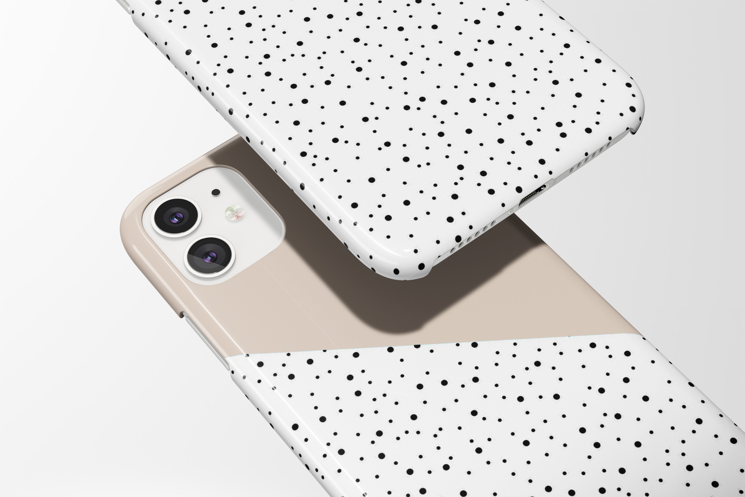 Geo Spots (Nude) Mobile Phone Cases - Casetful