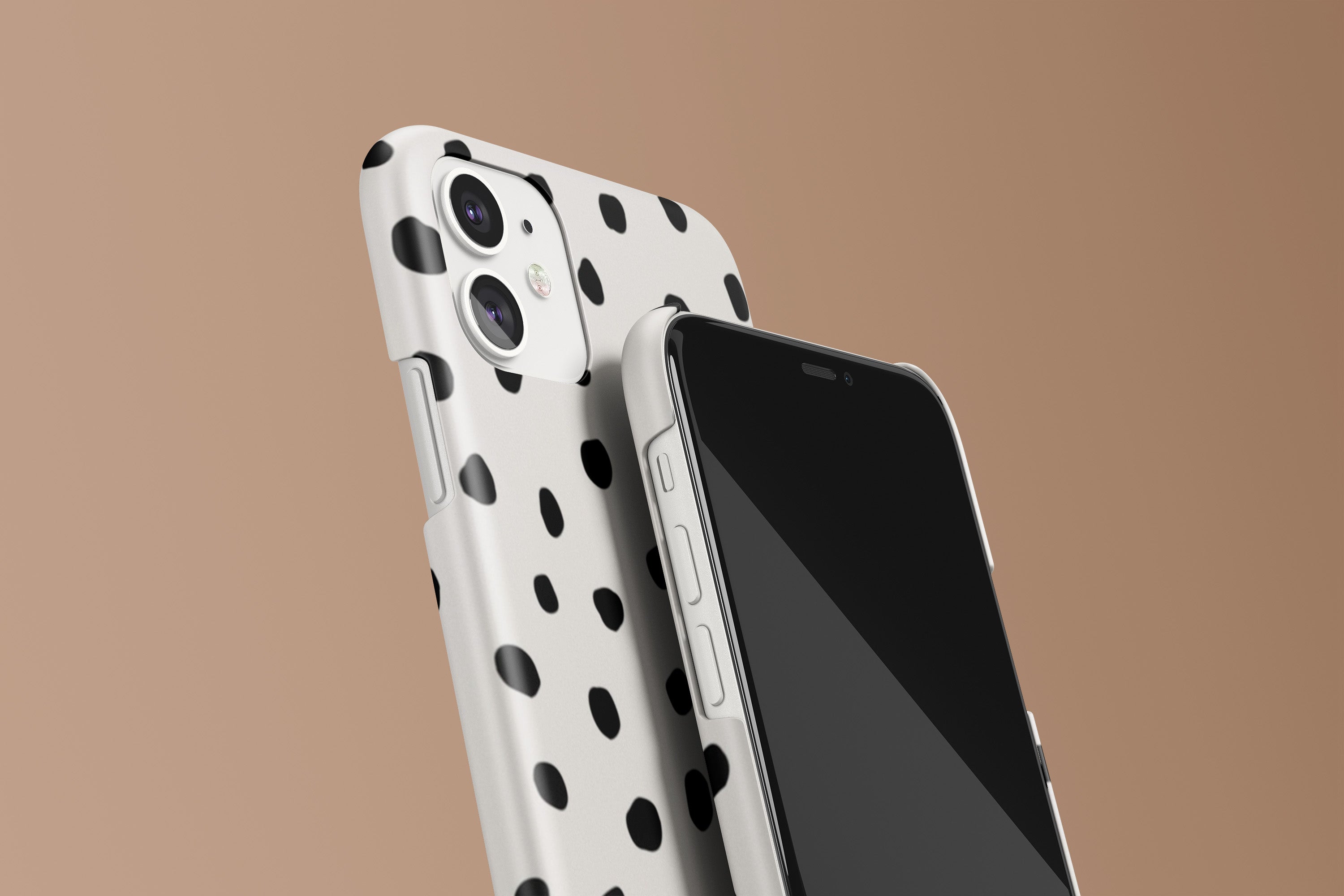 Grey Dots Mobile Phone Cases - Casetful