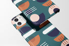 Shapes (Teal) Mobile Phone Cases - Casetful