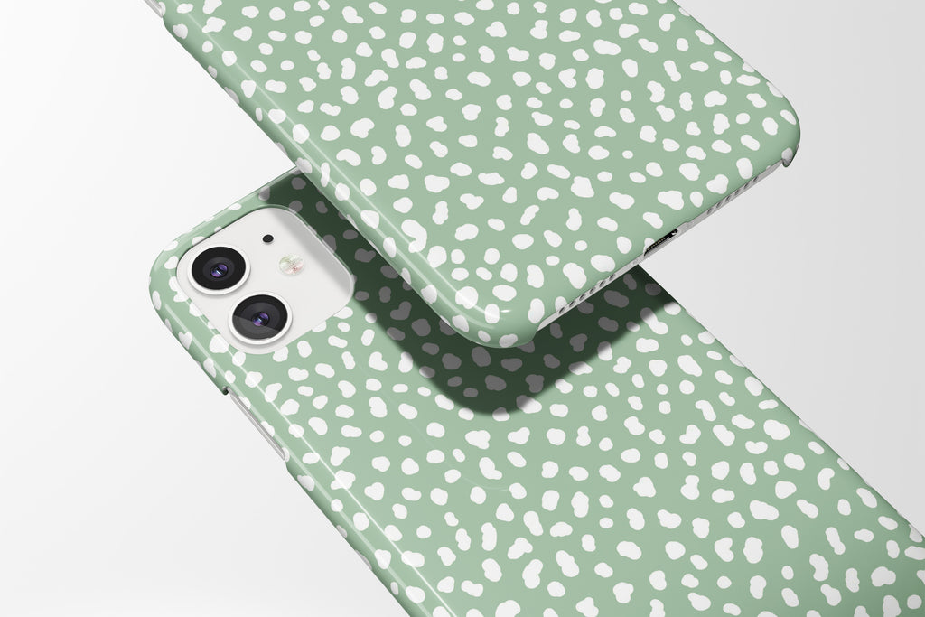 Dotty (Pastel Green) Mobile Phone Cases - Casetful