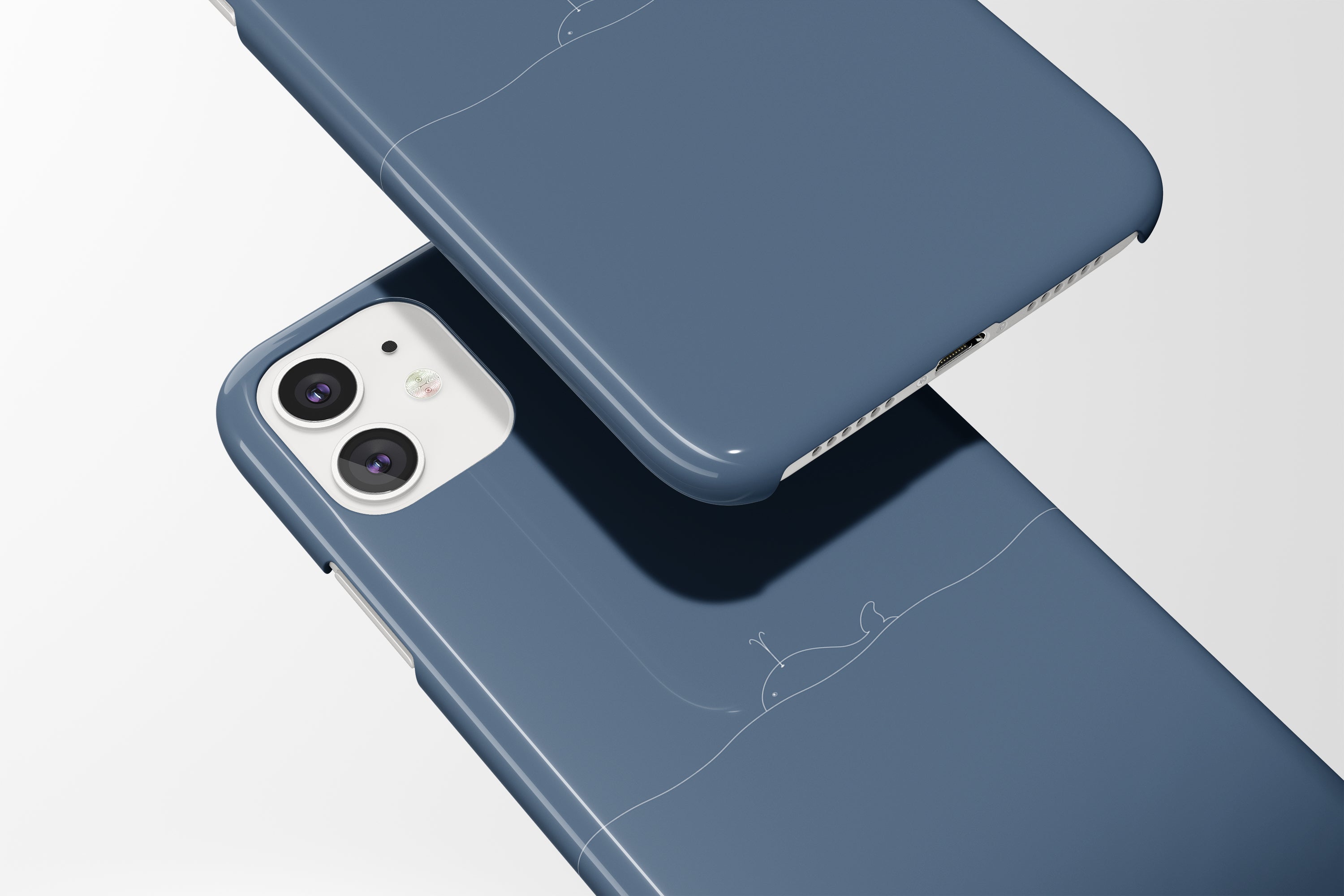 Whale Minimal Mobile Phone Cases - Casetful